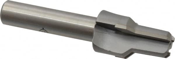 Scientific Cutting Tools - 0.586" Diam, 0.543" Small End Diam, 1/2" Straight Shank, 1-7/16" Flute, Taper Pipe Reamer - Makers Industrial Supply