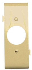 Pass & Seymour - 1 Gang, 4.9062 Inch Long x 1-13/16 Inch Wide, Sectional Wall Plate - Single Outlet Center Panel, Ivory, Nylon - Makers Industrial Supply