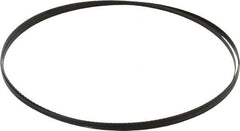 Disston - 18 TPI, 7' 9-1/2" Long x 1/4" Wide x 0.025" Thick, Welded Band Saw Blade - Carbon Steel, Toothed Edge, Raker Tooth Set, Hard Back, Contour Cutting - Makers Industrial Supply