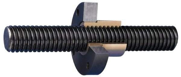 Keystone Threaded Products - 2-1/2-2 Acme, 6' Long, Alloy Steel Precision Acme Threaded Rod - Left Hand Thread, 2C Fit - Makers Industrial Supply