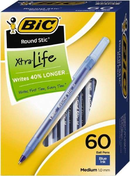 Bic - Conical Ball Point Pen - Blue - Makers Industrial Supply