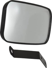 PRO-SAFE - Indoor & Outdoor Rectangular Vehicle/Utility Safety, Traffic & Inspection Mirrors - Glass Lens, 4" High - Makers Industrial Supply