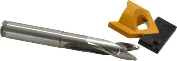 Kennametal - 12.5 to 12.99mm Diam, 3xD, 39.12mm Max Depth, 1/2" Shank Diam, 51.82mm Flute, 104.78mm OAL, Replaceable Tip Drill - KTIP05000HP Insert, O Seat Size, Series KenTIP - Makers Industrial Supply