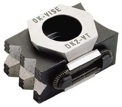 Mitee-Bite - 12,000 Lb Holding Force Single Vise Machinable Wedge Clamp - 2.05" Wide x 1.18" Deep x 0.87" High Base, 30 to 34 HRC, 2.05 to 2.32" Jaw Spread, 110 Lb/Ft Torque, 1/2-13 Screw Thread - Makers Industrial Supply