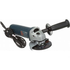 Bosch - 4-1/2" Wheel Diam, 11,000 RPM, Corded Angle & Disc Grinder - 5/8-11 Spindle, 120 Volts, 6 Amps - Makers Industrial Supply