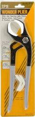 Value Collection - 12" OAL, 2-1/4" Jaw Length x 3-3/4" Jaw Width, 8 Position Tongue & Groove Pliers - Soft Curved Jaws, Standard Head - Makers Industrial Supply