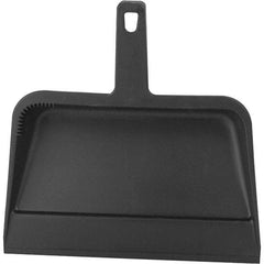 PRO-SOURCE - 12" Wide Handheld Dustpan - Plastic Body, 4-1/2" Plastic Handle - Makers Industrial Supply