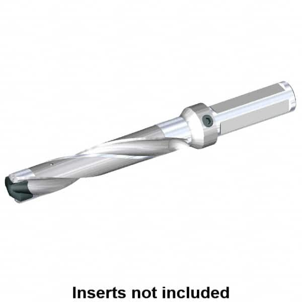 Kennametal - 31.75 to 32mm Diam, 5xD, 160mm Max Depth, 1-1/4" Shank Diam, 197.49mm Flute, 298.45mm OAL, Replaceable Tip Drill - KSEM1250 Insert, 8 Seat Size, Series KSEM - Makers Industrial Supply