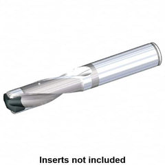 Kennametal - 15.47 to 15.87mm Diam, 3xD, 46.43mm Max Depth, 3/4" Shank Diam, 2.47" Flute, 4.63" OAL, Replaceable Tip Drill - KSEM0609 Insert, A Seat Size, Series KSEM - Makers Industrial Supply