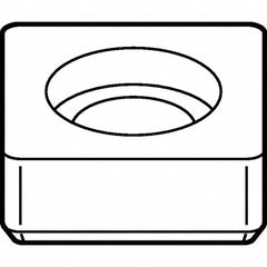 Kennametal - Turning Shim for Indexables - IWSN Shim Style, Left Hand, Right Hand Cut - Makers Industrial Supply