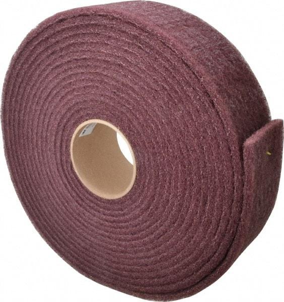 3M - 30' Long x 3" Wide Nonwoven Roll - Very Fine Grade, Purple, Aluminum Oxide - Makers Industrial Supply