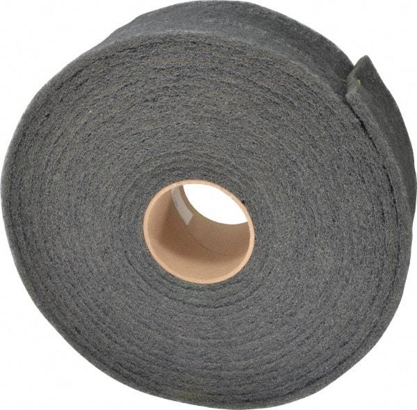 3M - 30' Long x 4" Wide Nonwoven Roll - Very Fine Grade, Gray, Silicon Carbide - Makers Industrial Supply