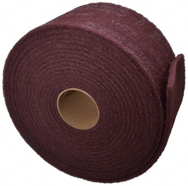 3M - 30' Long x 6" Wide Nonwoven Roll - Very Fine Grade, Purple, Aluminum Oxide - Makers Industrial Supply