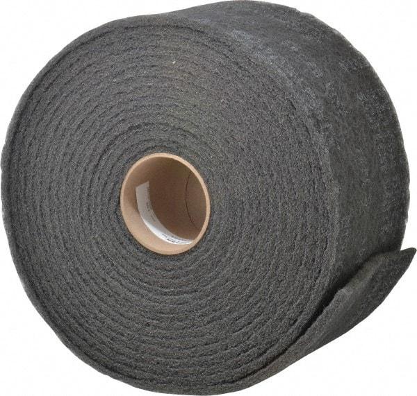 3M - 30' Long x 6" Wide Nonwoven Roll - Very Fine Grade, Gray, Silicon Carbide - Makers Industrial Supply