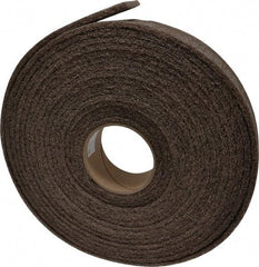 3M - 30' Long x 2" Wide Nonwoven Roll - Medium Grade, Tan, Aluminum Oxide - Makers Industrial Supply