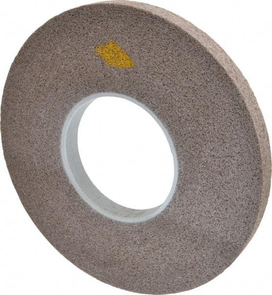 3M - 12" Diam, 1" Face Width, 5" Center Hole, Fine Grade, Aluminum Oxide Deburring Wheel - Convolute, Medium Density 5 Grade, 3,000 RPM - Makers Industrial Supply