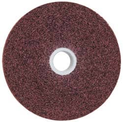 3M - 6" Diam, 1" Face Width, 1" Center Hole, Medium Grade, Aluminum Oxide Deburring Wheel - Convolute, Soft Density 4 Grade, 6,000 RPM - Makers Industrial Supply