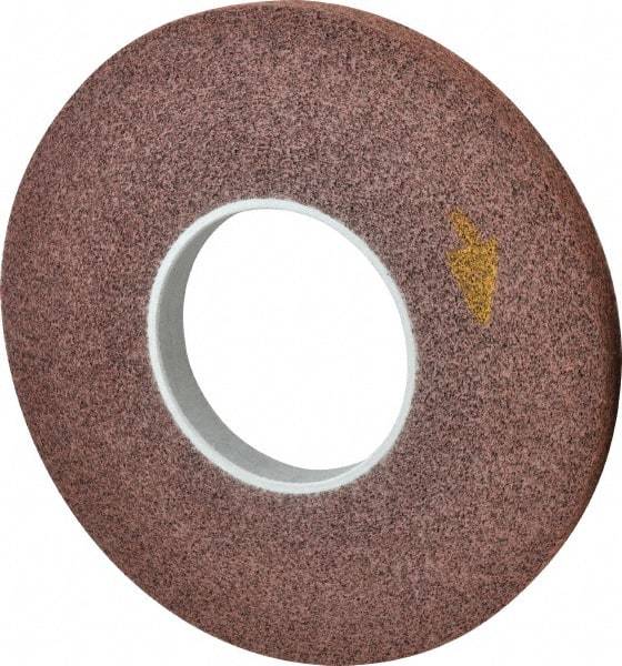 3M - 12" Diam, 1" Face Width, 5" Center Hole, Medium Grade, Aluminum Oxide Deburring Wheel - Convolute, Medium Density 5 Grade, 3,000 RPM - Makers Industrial Supply