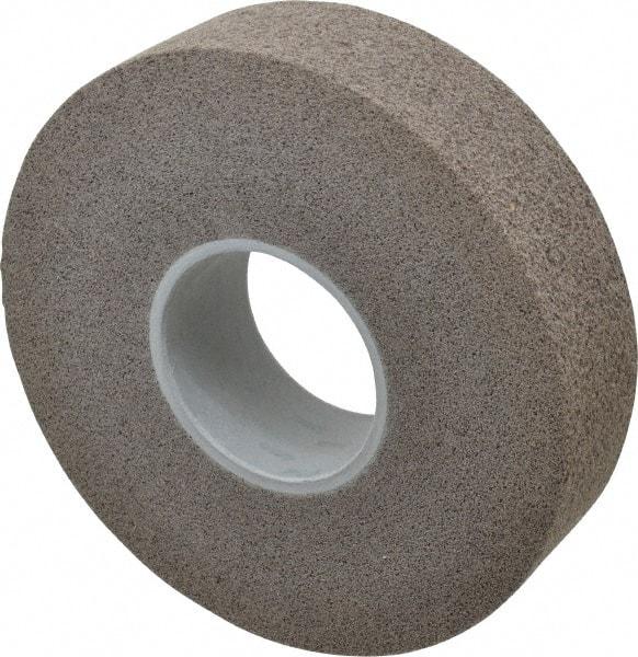 3M - 8" Diam, 2" Face Width, 3" Center Hole, Fine Grade, Aluminum Oxide Deburring Wheel - Convolute, Hard Density 7 Grade, 4,500 RPM - Makers Industrial Supply