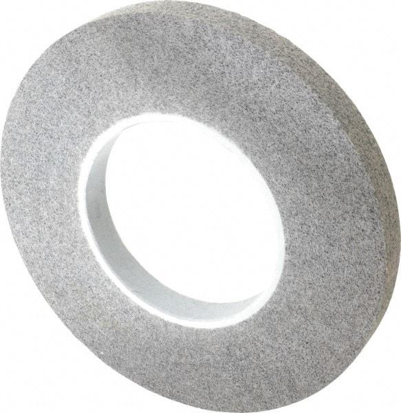 3M - 10" Diam, 1" Face Width, 5" Center Hole, Fine Grade, Silicon Carbide Deburring Wheel - Convolute, Hard Density 8 Grade, 3,600 RPM - Makers Industrial Supply