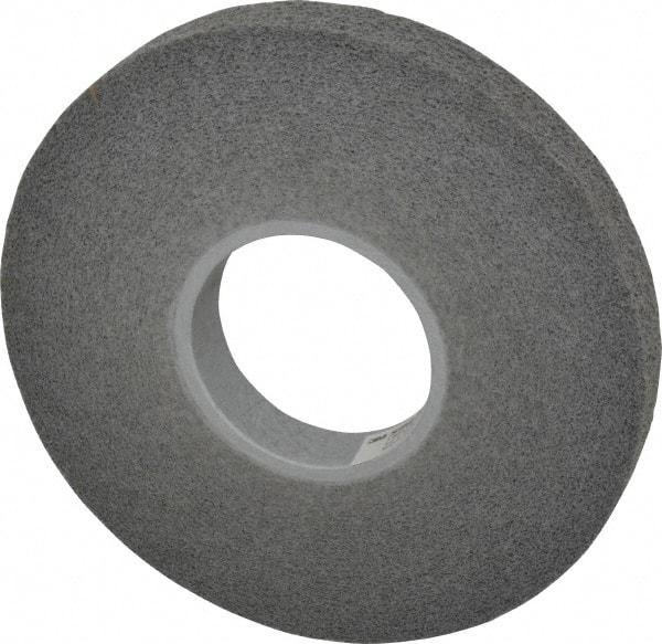 3M - 8" Diam, 1" Face Width, 3" Center Hole, Fine Grade, Silicon Carbide Deburring Wheel - Convolute, Hard Density 8 Grade, 4,500 RPM - Makers Industrial Supply