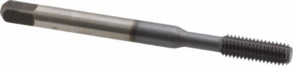 Kennametal - #10-32 UNF H4 Thread Limit Bottoming Thread Forming Tap - Vanadium High Speed Steel, TiCN Finish, 2.38" OAL, 1/2" Thread Length, Right Hand Thread, Series 5502TC - Makers Industrial Supply