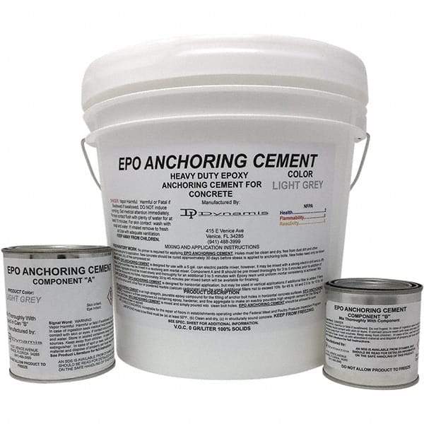 Made in USA - 256 oz Pail Two Part Epoxy - 1440 min Working Time, 15,000 psi Shear Strength - Makers Industrial Supply