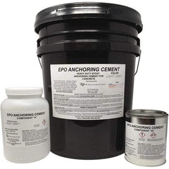 Made in USA - 640 oz Pail Two Part Epoxy - 1440 min Working Time, 15,000 psi Shear Strength - Makers Industrial Supply