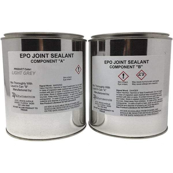 Made in USA - 1 Gal Concrete Repair/Resurfacing - Light Gray, 19 25 Sq Ft Coverage, Epoxy Resin - Makers Industrial Supply