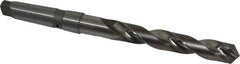 Value Collection - 1-1/8", 4MT 118° Point Cobalt Taper Shank Drill Bit - Bright Finish, 7-3/4" Flute Length, 13-3/8" OAL, Spiral Flute, Through Coolant - Makers Industrial Supply