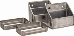 KabelSchlepp - 4.61 Inch Outside Width x 2.6 Inch Outside Height, Cable and Hose Carrier Stainless Steel Tube Mounting Bracket Set - 5.51 Inch Bend Radius, 4.01 Inch Inside Width x 2.05 Inch Inside Height - Makers Industrial Supply