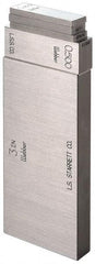 Starrett - 0.25" Rectangular Steel Gage Block - Accuracy Grade 0 - Makers Industrial Supply