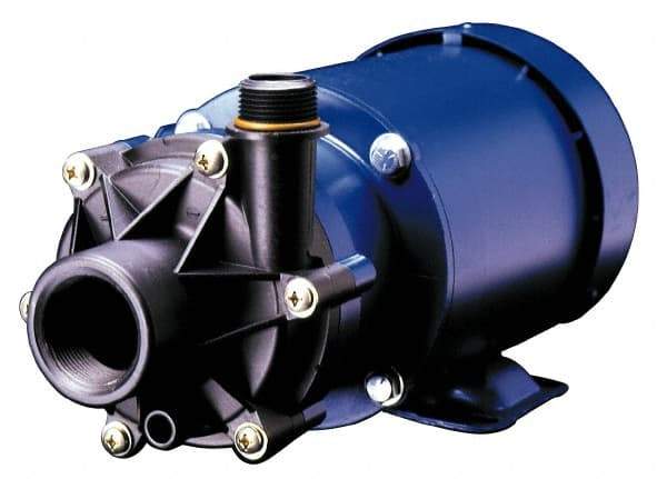 Finish Thompson - 1/3 HP, 17-1/2 Working PSI, 41 Shut Off Feet, Polypropylene Magnetic Drive Pump - 1 Phase, 3.2 Amps - Makers Industrial Supply