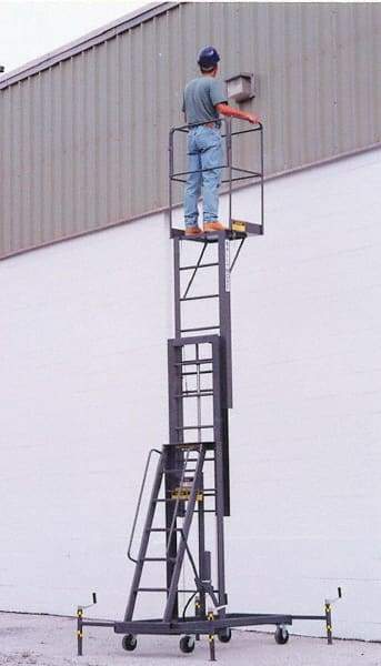 Ballymore - 300 Lb Capacity One Person Lift - 180" Lift Height, Battery Operated - Makers Industrial Supply