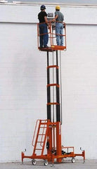 Ballymore - 500 lbs. Load Capacity Two Person Lift - 30 Ft. Working Height, 6.58 Ft. Min Height, 23.66 Ft. Max Height, 120V/60HZ/1PHAC - Makers Industrial Supply