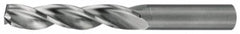 Walter-Titex - 8.4mm 150° Solid Carbide Jobber Drill - Bright Finish, Right Hand Cut, Spiral Flute, Straight Shank, 3-1/8" OAL, Standard Point - Makers Industrial Supply