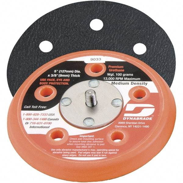 Dynabrade - Disc Backing Vacuum Replacement Pad - Medium Density, 12,000 RPM - Makers Industrial Supply