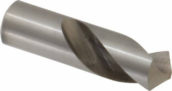 Interstate - 3/4" Body Diam, 118°, 2-1/4" OAL, High Speed Steel Spotting Drill - Makers Industrial Supply