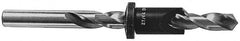 Vernon - 5/8" Cutter Diam, Letter W Drill Compatibility, 5/16" Collar Thickness, Adjustable Depth Drill Countersink - Makers Industrial Supply