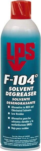 LPS - 20 oz Aerosol Cleaner/Degreaser - Aerosol, Unscented - Makers Industrial Supply