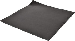 Made in USA - 12" Long, 12" Wide, 1/8" Thick, Neoprene Rubber Foam Sheet - 35 to 45 Durometer, Black, -40 to 220°F, 1,500 psi Tensile Strength, Stock Length - Makers Industrial Supply