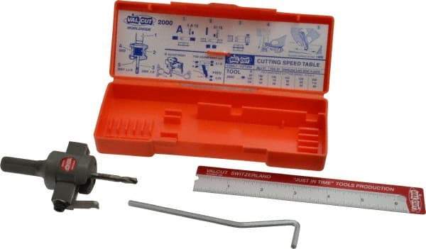 SPI - 3/4 to 3" Cutting Diam, 3/8" Cutting Depth, Circle Cutter & Trepanning Tool - Straight Shank, 1/2" Shank Diam - Makers Industrial Supply