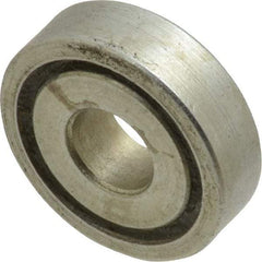 Value Collection - 5/16" Bore Diam, 7/8" OD, Open Unground Full Complement Radial Ball Bearing - 1/4" Wide, 1 Row, Round Bore, 356 Lb Dynamic Capacity - Makers Industrial Supply