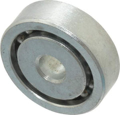 Value Collection - 1/4" Bore Diam, 1" OD, Open Unground Full Complement Radial Ball Bearing - 5/16" Wide, 1 Row, Round Bore, 484 Lb Dynamic Capacity - Makers Industrial Supply