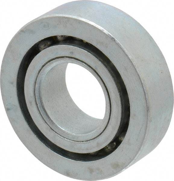 Value Collection - 5/8" Bore Diam, 1-1/2" OD, Open Unground Full Complement Radial Ball Bearing - 7/16" Wide, 1 Row, Round Bore, 769 Lb Dynamic Capacity - Makers Industrial Supply