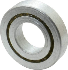 Value Collection - 3/4" Bore Diam, 1-5/8" OD, Open Unground Full Complement Radial Ball Bearing - 3/8" Wide, 1 Row, Round Bore, 825 Lb Dynamic Capacity - Makers Industrial Supply