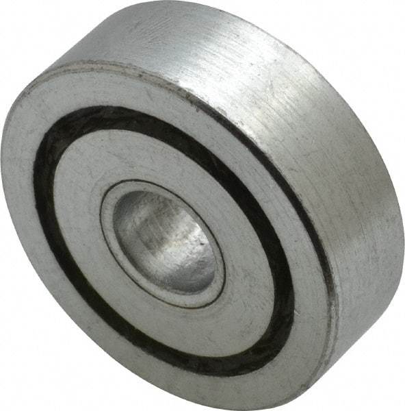 Value Collection - 1/2" Bore Diam, 1-3/4" OD, Open Unground Full Complement Radial Ball Bearing - 9/16" Wide, 1 Row, Round Bore, 1,187 Lb Dynamic Capacity - Makers Industrial Supply