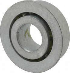 Value Collection - 3/8" Bore Diam, 29/32" OD, Open Unground Full Complement Radial Ball Bearing - With Flange, 1 Row, Round Bore, 356 Lb Dynamic Capacity - Makers Industrial Supply