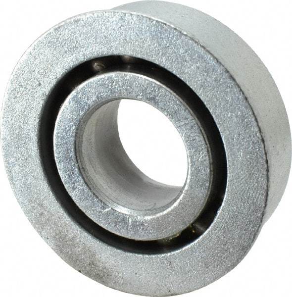 Value Collection - 3/4" Bore Diam, 1-3/4" OD, Open Unground Full Complement Radial Ball Bearing - With Flange, 1 Row, Round Bore, 1,187 Lb Dynamic Capacity - Makers Industrial Supply