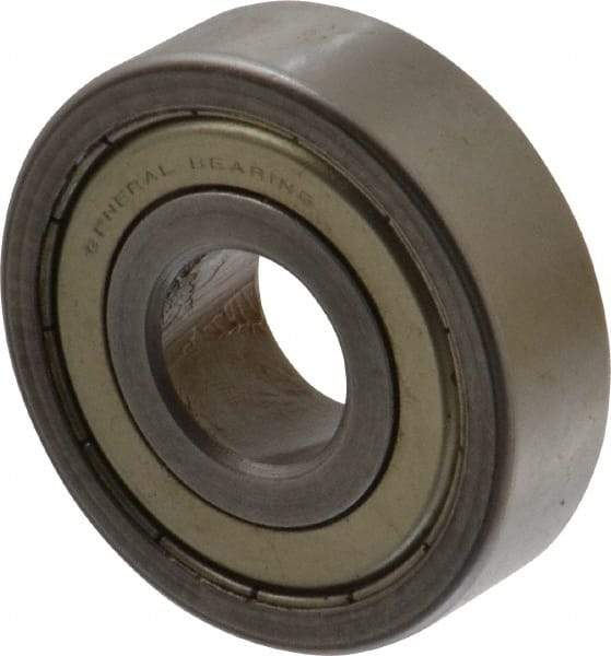 Value Collection - 5/8" Bore Diam, 1-3/4" OD, Double Shield Unground Retainer Type Radial Ball Bearing - 1/2" Wide, 1 Row, Round Bore, 1,171 Lb Dynamic Capacity - Makers Industrial Supply